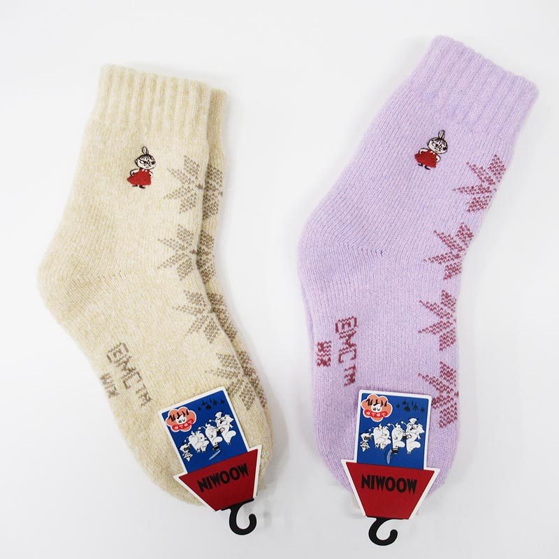 MOOMIN ホームヘアリー ミイ刺繍雪柄